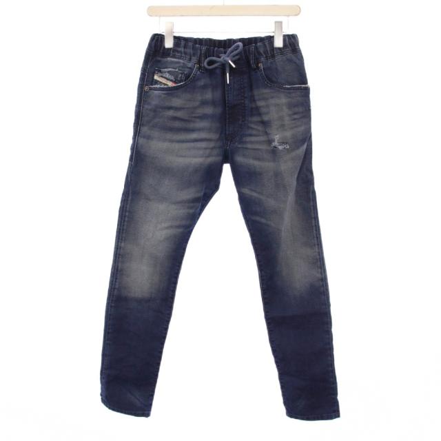 【中古】ディーゼル DIESEL E-KROOLEY JOGG ジョグジーンズ デニムパンツ イージー W28 青 /KH レディース