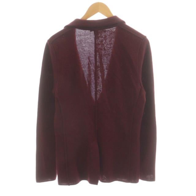 【中古】ラルディーニ LARDINI JLLJM19 テーラードジャケット シングル ニット ウール M ボルドー /AN35 メンズ_1