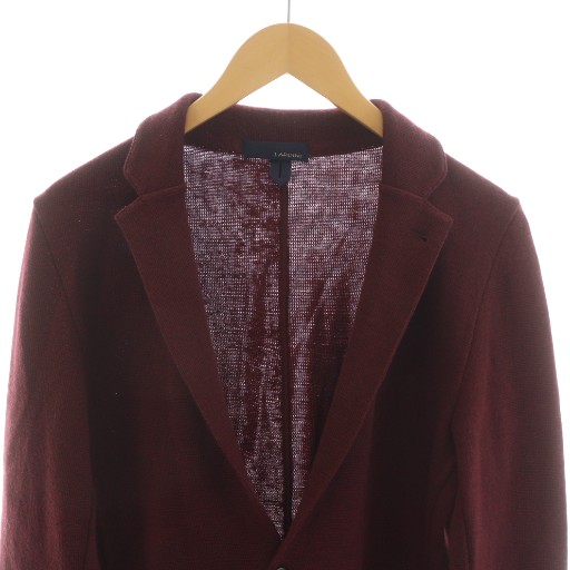 【中古】ラルディーニ LARDINI JLLJM19 テーラードジャケット シングル ニット ウール M ボルドー /AN35 メンズ_4