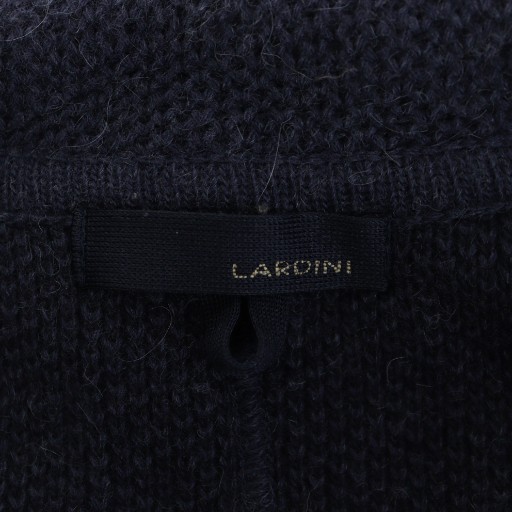 【中古】ラルディーニ LARDINI JJLJM19 テーラードジャケット シングル ニット ウール混 アルパカ L 紺 ネイビー_2