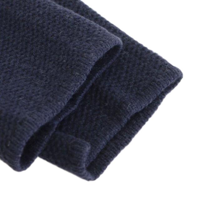 【中古】ラルディーニ LARDINI JJLJM19 テーラードジャケット シングル ニット ウール混 アルパカ L 紺 ネイビー_3