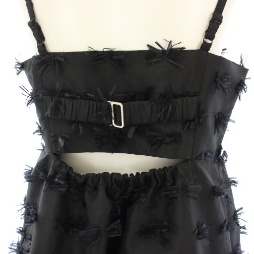 【中古】ユナイテッドトウキョウ ポメラジャガードキャミドレス 衣装 ロング FREE 黒 142511014 レディース