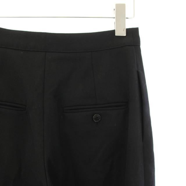 【中古】セリーヌ CELINE ワイドパンツ サイドファスナー 黒 /TK レディース_3