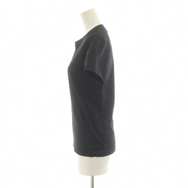 【中古】プラダ PRADA Tシャツ カットソー 半袖 コットン S 黒 ブラック 35570S112 /AN67 レディース_1