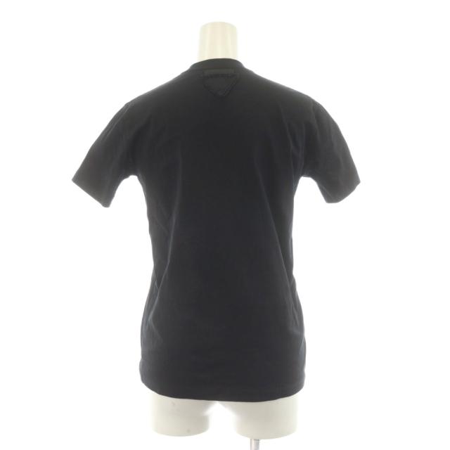 【中古】プラダ PRADA Tシャツ カットソー 半袖 コットン S 黒 ブラック 35570S112 /AN67 レディース_2