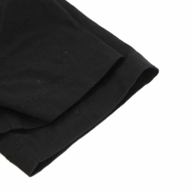 【中古】プラダ PRADA Tシャツ カットソー 半袖 コットン S 黒 ブラック 35570S112 /AN67 レディース_4