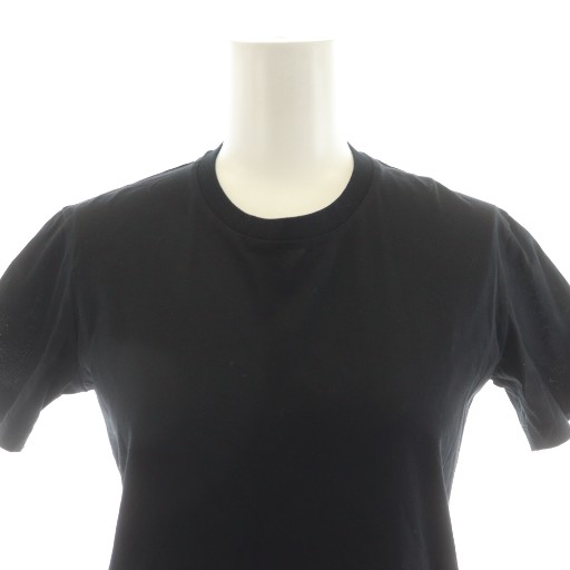【中古】プラダ PRADA Tシャツ カットソー 半袖 コットン S 黒 ブラック 35570S112 /AN67 レディース_5