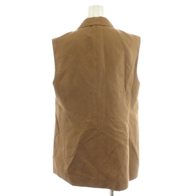 【中古】未使用品 アナイ ANAYI 24SS ベスト 麻 リネン混 36 茶 ブラウン 10241110230 /AN27 レディース_2