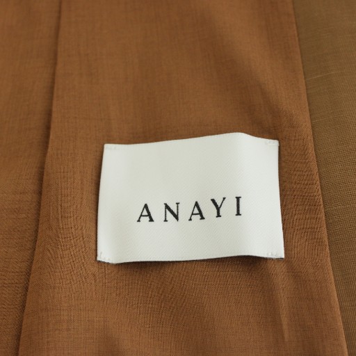 【中古】未使用品 アナイ ANAYI 24SS ベスト 麻 リネン混 36 茶 ブラウン 10241110230 /AN27 レディース_3