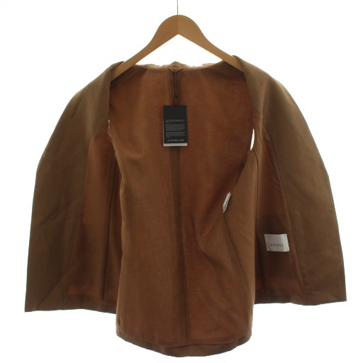 【中古】未使用品 アナイ ANAYI 24SS ベスト 麻 リネン混 36 茶 ブラウン 10241110230 /AN27 レディース_4