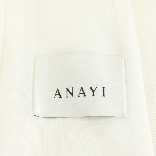 【中古】アナイ ANAYI 24SS ベスト 麻 リネン混 36 白 ホワイト 10241110230 /AN28 レディース_3
