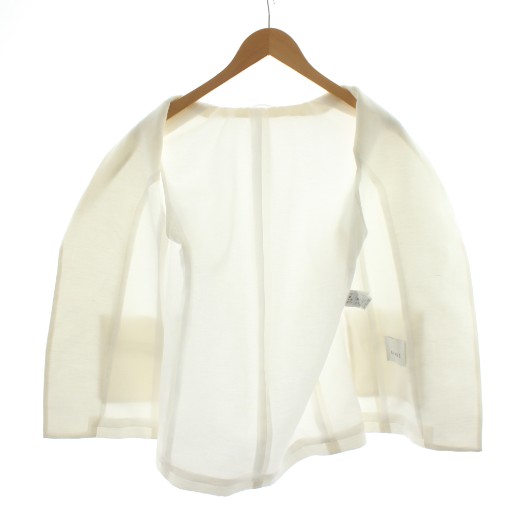 【中古】アナイ ANAYI 24SS ベスト 麻 リネン混 36 白 ホワイト 10241110230 /AN28 レディース_4