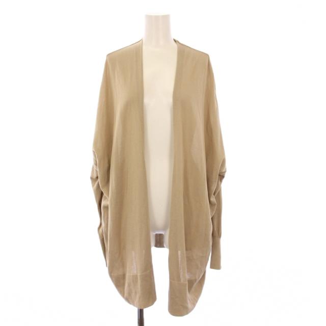 【中古】ミューズ ドゥーズィエム クラス 24SS shake code ショートカーディガン ニット トッパー ベージュ