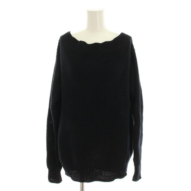 【中古】ドリスヴァンノッテン DRIES VAN NOTEN ニット セーター 長袖 XS 黒 ブラック /YM レディース