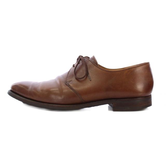 【中古】クロケット&ジョーンズ CROCKETT&JONES ビジネスシューズ レースアップ スクエアトゥ ローヒール レザー_1