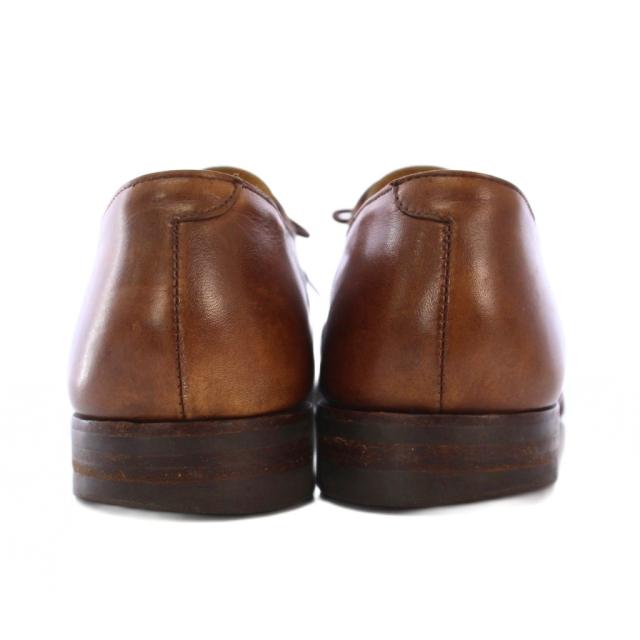 【中古】クロケット&ジョーンズ CROCKETT&JONES ビジネスシューズ レースアップ スクエアトゥ ローヒール レザー_2
