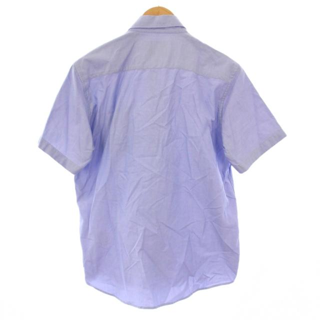 【中古】WTAPS 20SS BD SS SHIRT COTTON OXFORD THOMAS MASON オックスフォードシャツ ボタンダウン 半袖 1 青_1