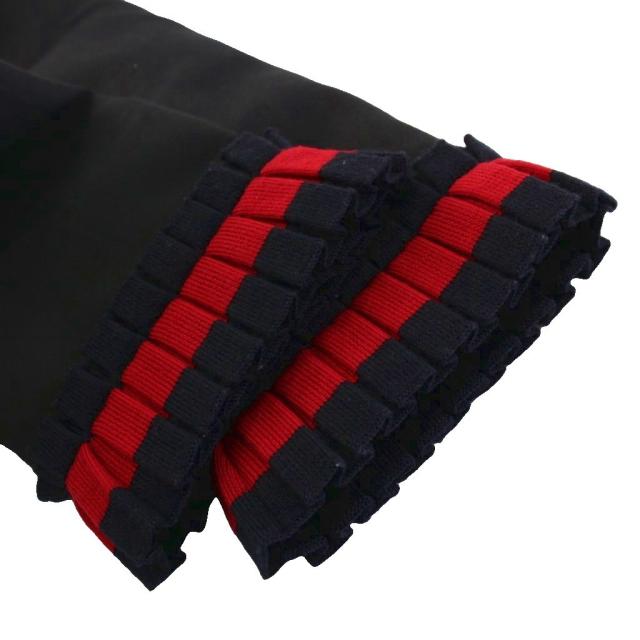 【中古】グッチ GUCCI 背広 否色合い上衣 台形スコート ひざ丈 シェリー酒生産ライン 36 38 黒 452936 453892