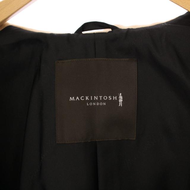 【中古】マッキントッシュ ロンドン ロズリー ファインウールメルトンフーデットショートコート 38 ベージュ_3
