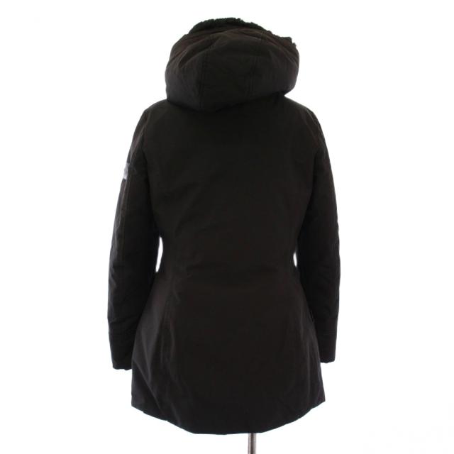 【中古】ウールリッチ WOOLRICH BOULDER FAUX FUR PARKA ダウンコート アウター ロング丈 フード ワンカラー S 黒_2
