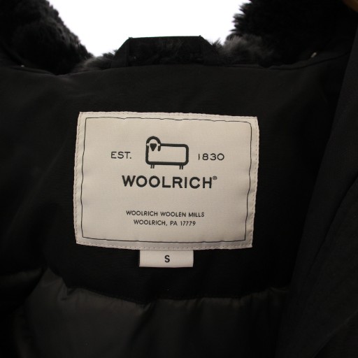 【中古】ウールリッチ WOOLRICH BOULDER FAUX FUR PARKA ダウンコート アウター ロング丈 フード ワンカラー S 黒_3