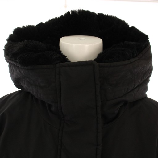 【中古】ウールリッチ WOOLRICH BOULDER FAUX FUR PARKA ダウンコート アウター ロング丈 フード ワンカラー S 黒_5