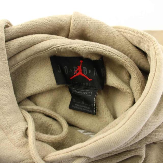 【中古】ナイキ JORDAN TRAVIS SCOT 21SS プルオーバーフーディ パーカー スウェット 長袖 M ベージュ CZ0164-247_2