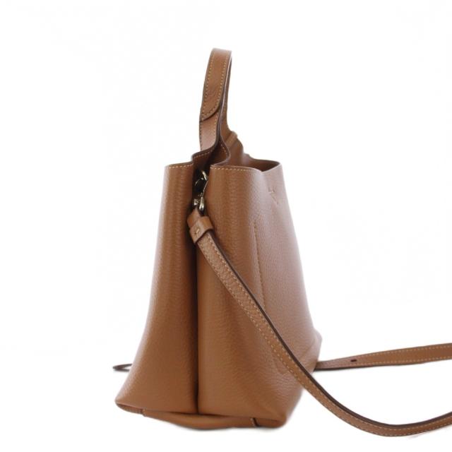 【中古】トッズ TOD'S タイムレス ミニ 2WAY ハンドバッグ ショルダーバッグ レザー 茶 /KH レディース_1