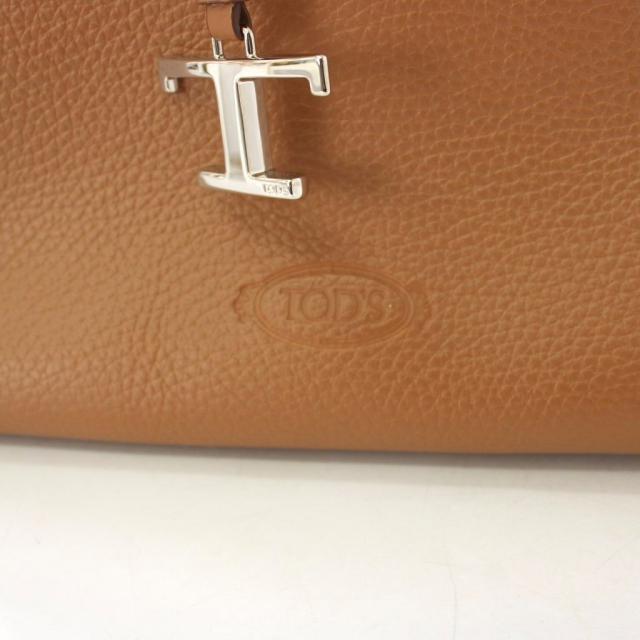 【中古】トッズ TOD'S タイムレス ミニ 2WAY ハンドバッグ ショルダーバッグ レザー 茶 /KH レディース_8