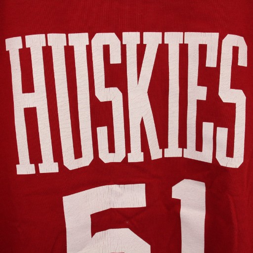 【中古】アパルトモン ドゥーズィエムクラス STAMMBAUM HUSKIES T-SHIRT Tシャツ カットソー 七分袖 F 赤 白_6