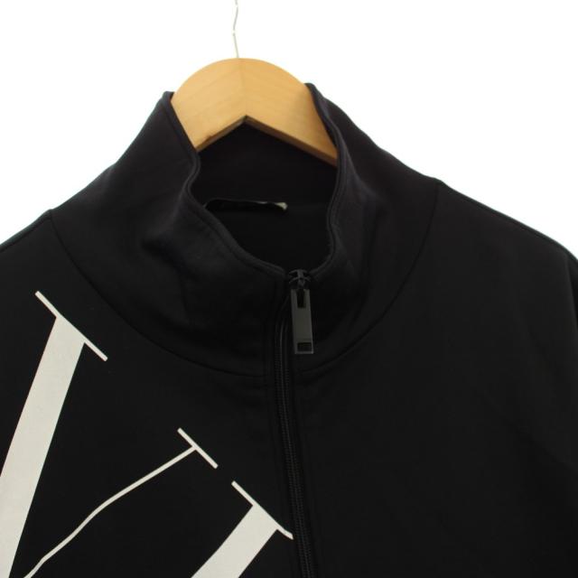 【中古】ヴァレンティノ ヴァレンチノ VALENTINO ロゴトラックジャケット ジャージ VLTN S 黒 SV3MF05A5G2 /KH_3