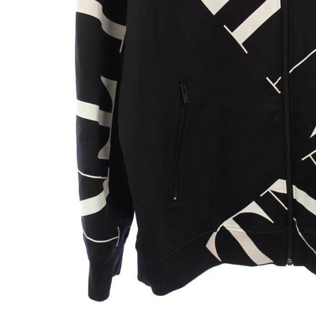 【中古】ヴァレンティノ ヴァレンチノ VALENTINO ロゴトラックジャケット ジャージ VLTN S 黒 SV3MF05A5G2 /KH_4