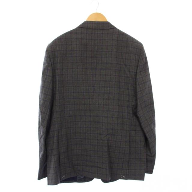【中古】エトロ ETRO スーツ テーラードジャケット パンツ スラックス 裏地ペイズリー柄 58 グレー 222-1A940-0031_2