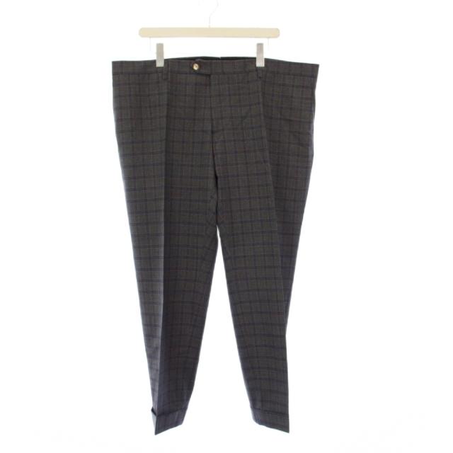 【中古】エトロ ETRO スーツ テーラードジャケット パンツ スラックス 裏地ペイズリー柄 58 グレー 222-1A940-0031_3
