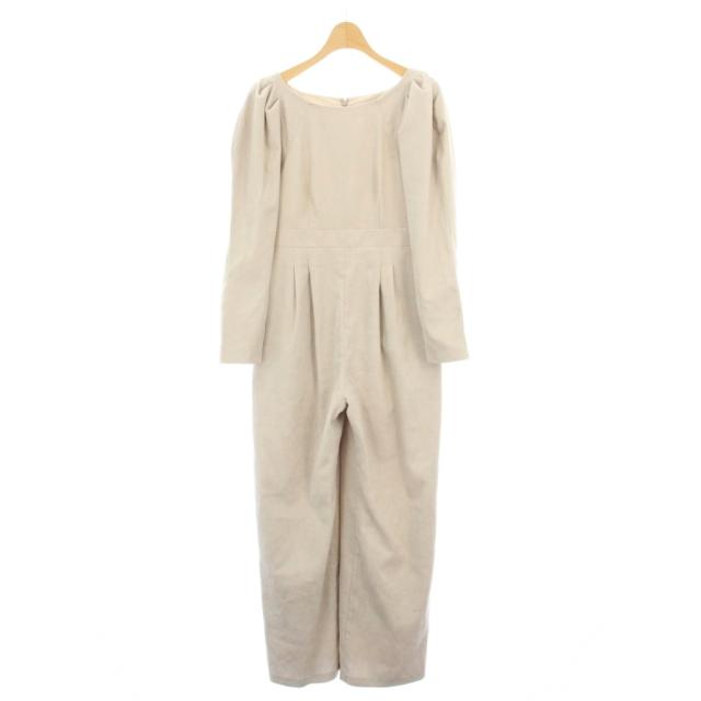 【中古】未使用品 クラネ MINAMI TANAKA DECORTE PUFF ALL IN ONE オールインワン 長袖 ワイド 0 アイボリー