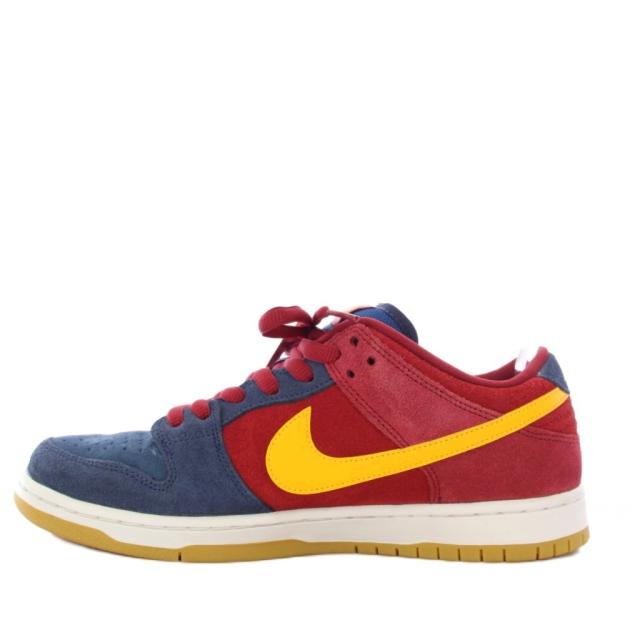 【中古】ナイキ NIKE DUNK LOW PRO PRM BARCELONA ダンクロー バルセロナ スニーカー US10 紺 赤 DJ0606-400 /KH