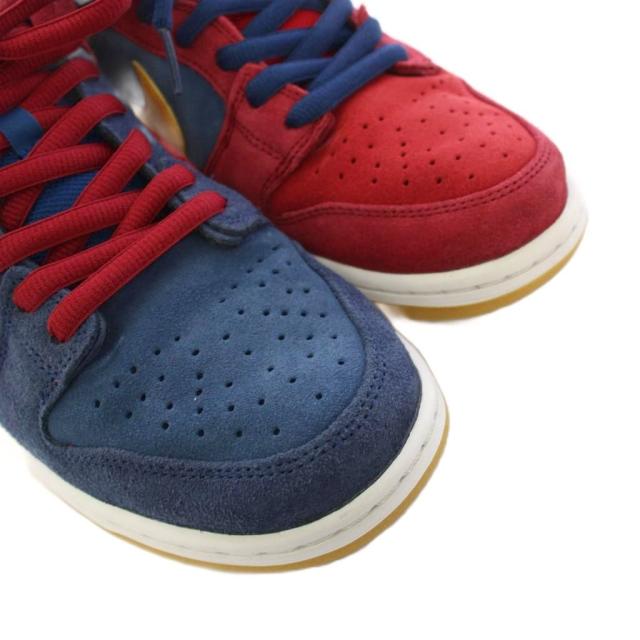 【中古】ナイキ NIKE DUNK LOW PRO PRM BARCELONA ダンクロー バルセロナ スニーカー US10 紺 赤 DJ0606-400 /KH_3