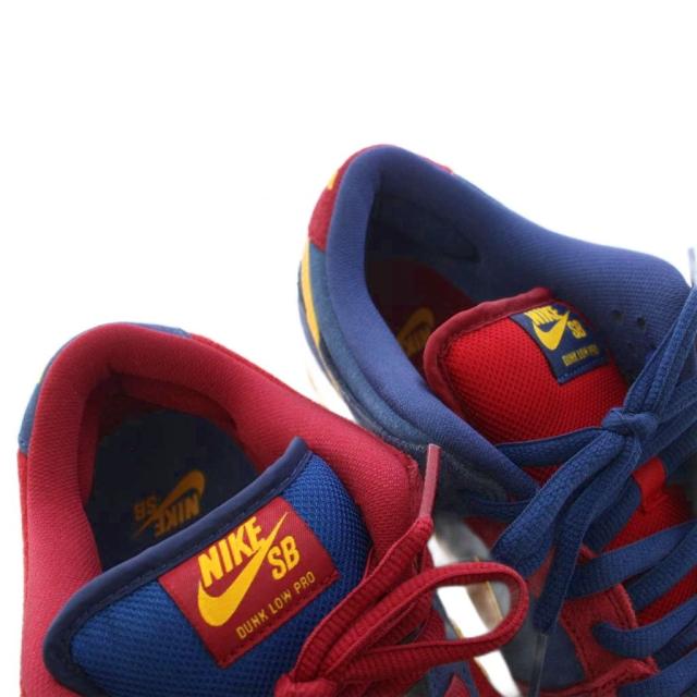【中古】ナイキ NIKE DUNK LOW PRO PRM BARCELONA ダンクロー バルセロナ スニーカー US10 紺 赤 DJ0606-400 /KH_4