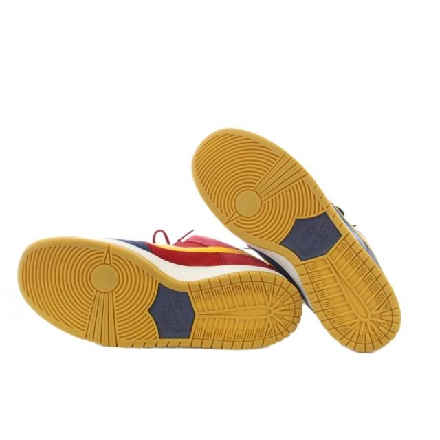【中古】ナイキ NIKE DUNK LOW PRO PRM BARCELONA ダンクロー バルセロナ スニーカー US10 紺 赤 DJ0606-400 /KH_5