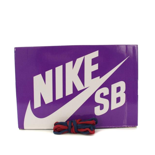 【中古】ナイキ NIKE DUNK LOW PRO PRM BARCELONA ダンクロー バルセロナ スニーカー US10 紺 赤 DJ0606-400 /KH_7