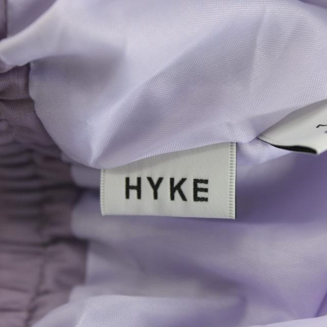 【中古】山歩き HYKE 25SS LAWN PLEATED SKIRT 筋目スコート ミモレ ロング 1 紫 パープル 251-14155 /AN16