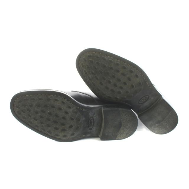 【中古】トッズ TOD'S チャッカブーツ レザー 6 黒 ブラック /KU メンズ_3