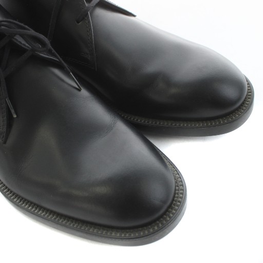 【中古】トッズ TOD'S チャッカブーツ レザー 6 黒 ブラック /KU メンズ_5