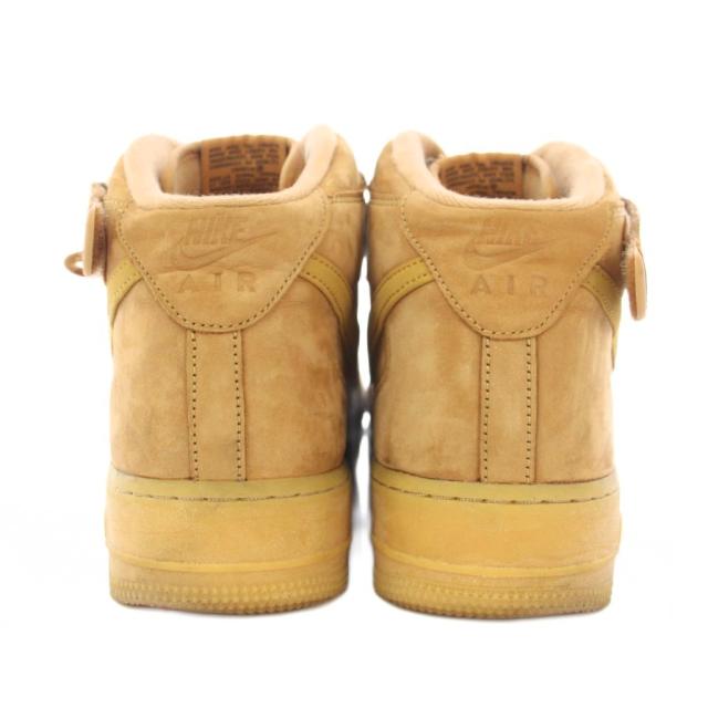 【中古】ナイキ NIKE Air Force 1 Mid Flax エアフォース1 ミッドフラックス スニーカー US12.5 30.5cm 茶_2