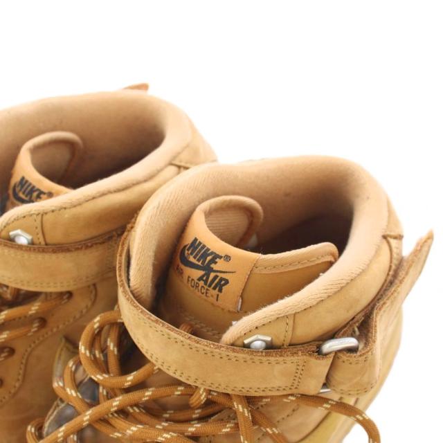 【中古】ナイキ NIKE Air Force 1 Mid Flax エアフォース1 ミッドフラックス スニーカー US12.5 30.5cm 茶_4