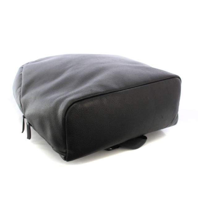 【中古】ファーロ FARO UEBAN PUCKSACK アーバンパックサック リュックサック バックパック レザー ワンカラー 黒_4