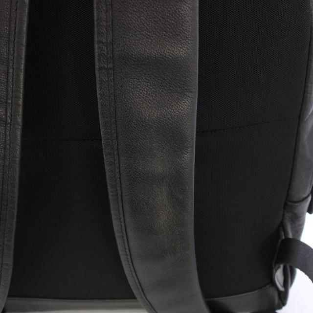 【中古】ファーロ FARO UEBAN PUCKSACK アーバンパックサック リュックサック バックパック レザー ワンカラー 黒_6