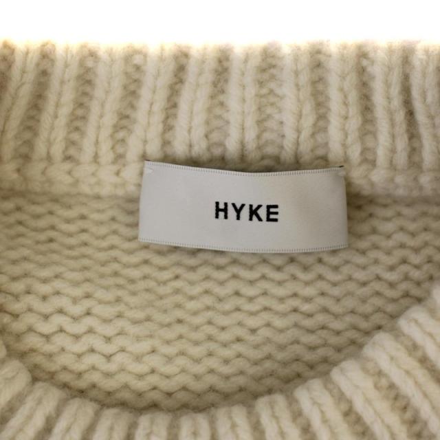 【中古】ハイク HYKE Fringe Sweater Vest ニット ベスト 白 /BM レディース_3