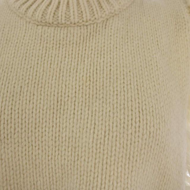 【中古】ハイク HYKE Fringe Sweater Vest ニット ベスト 白 /BM レディース_5