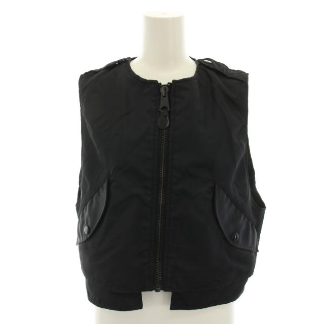 【中古】ハイク HYKE タイプL-2Aベスト TYPE L-2A VEST 前開き ジップアップ OSFA 黒 ブラック 17508 レディース